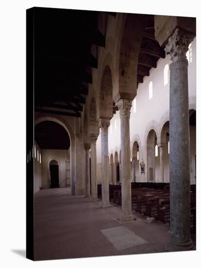 Interior of Co-Cathedral of Santa Maria Assunta, Gerace, Calabria, Italy, 11th-15th Century-null-Stretched Canvas