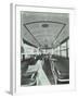 Interior of Coach Type Ambulance, Western Ambulance Station, Fulham, 1935-null-Framed Premium Photographic Print