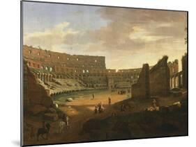 Interior of Colosseum-Gaspar van Wittel-Mounted Giclee Print