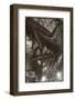 Interior of Corning Glass Plant Reveal a Maze of Pipes, Ducts and Platforms Surrounding Furnaces-Margaret Bourke-White-Framed Photographic Print