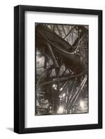 Interior of Corning Glass Plant Reveal a Maze of Pipes, Ducts and Platforms Surrounding Furnaces-Margaret Bourke-White-Framed Photographic Print