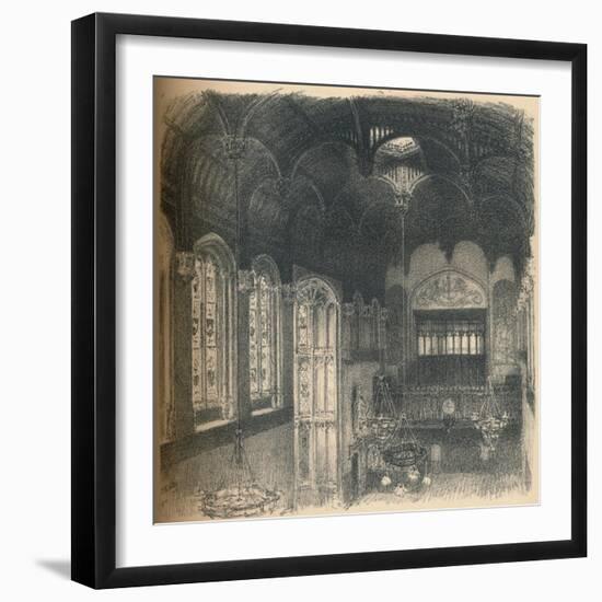 Interior of Crosby Hall, 1902-Thomas Robert Way-Framed Giclee Print