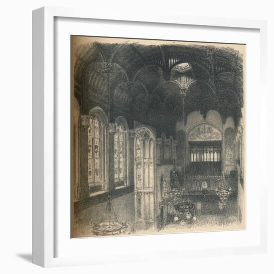 Interior of Crosby Hall, 1902-Thomas Robert Way-Framed Giclee Print