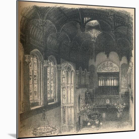 Interior of Crosby Hall, 1902-Thomas Robert Way-Mounted Giclee Print