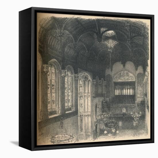 Interior of Crosby Hall, 1902-Thomas Robert Way-Framed Stretched Canvas