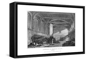 Interior of Croydon Palace, Surrey, 1829-James Lambert-Framed Stretched Canvas