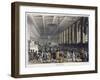 Interior of Custom House, London, 1808-Augustus Charles Pugin-Framed Giclee Print