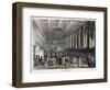 Interior of Custom House, London, 1808-Augustus Charles Pugin-Framed Giclee Print