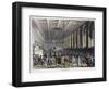 Interior of Custom House, London, 1808-Augustus Charles Pugin-Framed Giclee Print