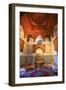 Interior of Dar Jamai Museum, Meknes, Morocco, North Africa-Neil Farrin-Framed Photographic Print