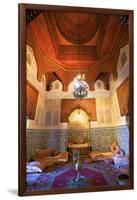 Interior of Dar Jamai Museum, Meknes, Morocco, North Africa-Neil Farrin-Framed Photographic Print