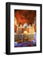 Interior of Dar Jamai Museum, Meknes, Morocco, North Africa-Neil Farrin-Framed Photographic Print