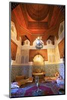 Interior of Dar Jamai Museum, Meknes, Morocco, North Africa-Neil Farrin-Mounted Photographic Print