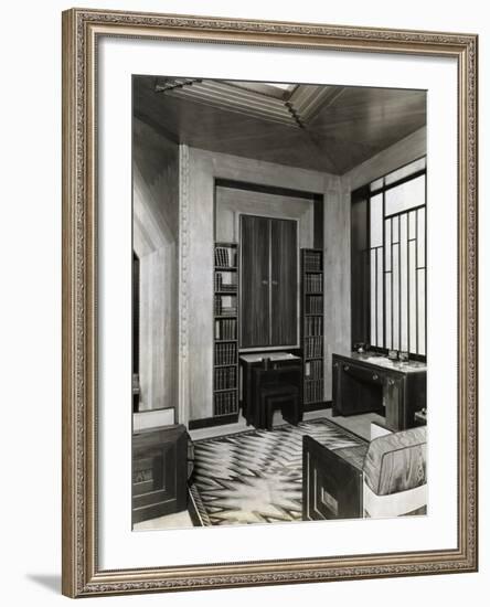 Interior of Den-null-Framed Photographic Print