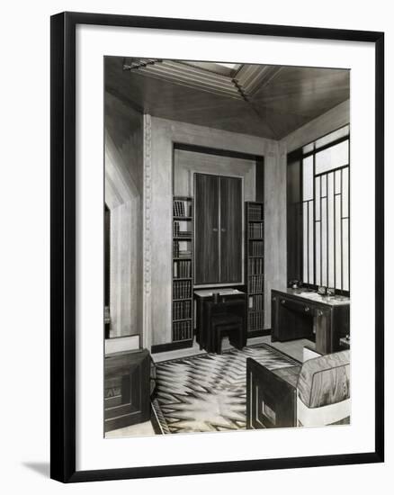 Interior of Den-null-Framed Photographic Print