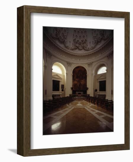 Interior of Dome in Church of Santa Maria Dell'Assunzione at Ariccia-Gian Lorenzo Bernini-Framed Giclee Print