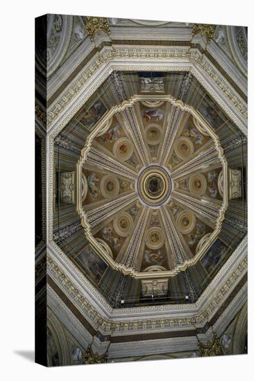 Interior of Dome of Church of St Mary of Loreto-Cesare Mariani-Stretched Canvas