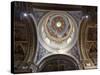 Interior of Dome, St. Paul's Cathedral, Mdina, Malta, Europe-Nick Servian-Stretched Canvas