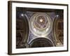 Interior of Dome, St. Paul's Cathedral, Mdina, Malta, Europe-Nick Servian-Framed Photographic Print