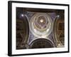 Interior of Dome, St. Paul's Cathedral, Mdina, Malta, Europe-Nick Servian-Framed Photographic Print