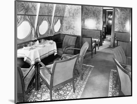 Interior of Dornier Flugschiff Do X Aircraft-null-Mounted Photographic Print