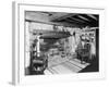 Interior of Early American Furnished Kitchen-null-Framed Photographic Print