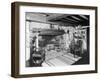 Interior of Early American Furnished Kitchen-null-Framed Photographic Print