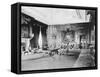 Interior of Early State Dining Room of White House-null-Framed Stretched Canvas