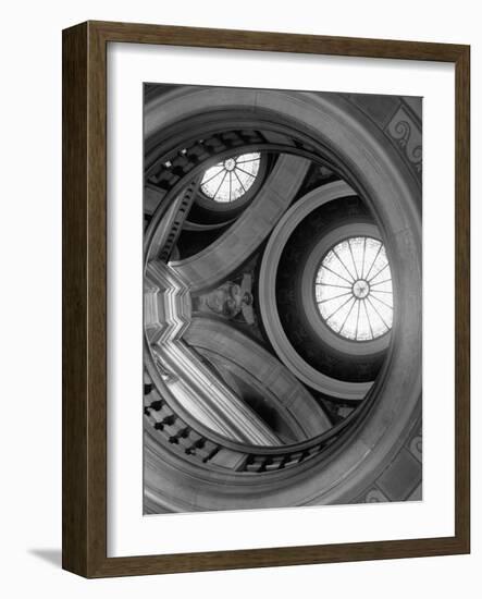 Interior of Essex County Courthouse Rotunda-Karen Tweedy-Holmes-Framed Photographic Print