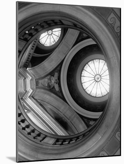 Interior of Essex County Courthouse Rotunda-Karen Tweedy-Holmes-Mounted Photographic Print