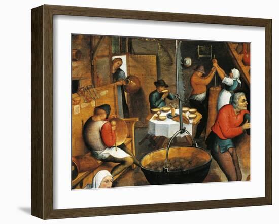 Interior of Farmhouse-Jan Brueghel the Elder-Framed Giclee Print