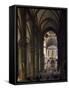 Interior of Florence Cathedral-Giovanni Pezzini-Framed Stretched Canvas