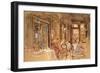 Interior of Florian's, Venice, 1984-John Stanton Ward-Framed Premium Giclee Print