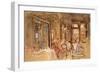 Interior of Florian's, Venice, 1984-John Stanton Ward-Framed Premium Giclee Print