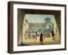 Interior of Fort Laramie, 1858-60-Alfred Jacob Miller-Framed Giclee Print