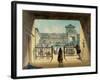 Interior of Fort Laramie, 1858-60-Alfred Jacob Miller-Framed Giclee Print