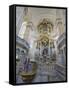 Interior of Frauenkirche, Dresden, Saxony, Germany, Europe-Robert Harding-Framed Stretched Canvas