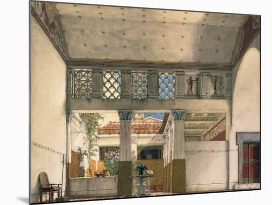 Interior of Gaius Marcius's House-Sir Lawrence Alma-Tadema-Mounted Giclee Print