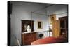 Interior of Giuseppe Garibaldi's House on Caprera Island, Sardinia, Italy, Italian Unification-null-Stretched Canvas