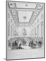 Interior of Grocers' Hall During a Banquet, City of London, 1830-T Kearnan-Mounted Giclee Print