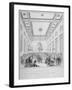 Interior of Grocers' Hall During a Banquet, City of London, 1830-T Kearnan-Framed Giclee Print