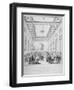 Interior of Grocers' Hall During a Banquet, City of London, 1830-T Kearnan-Framed Giclee Print