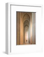 Interior of Grundvigs Church, Bispebjerg, Copenhagen, Denmark-Ben Pipe-Framed Photographic Print