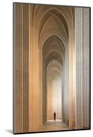 Interior of Grundvigs Church, Bispebjerg, Copenhagen, Denmark-Ben Pipe-Mounted Photographic Print