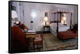 Interior of Guest Bedroom at Blair House-Roddey Mims-Framed Stretched Canvas