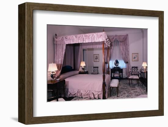 Interior of Guest Bedroom at Blair House-Roddey Mims-Framed Photographic Print