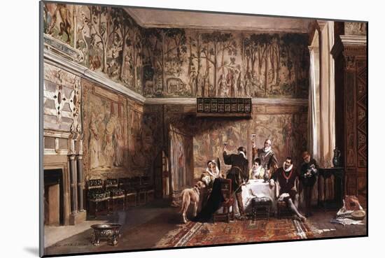 Interior of Haddon Hall, 19th Century-Laslett John Pott-Mounted Giclee Print