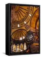 Interior of Hagia Sofia (Aya Sofya), Sultanahmet, Istanbul, Turkey-Ben Pipe-Framed Stretched Canvas