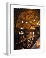 Interior of Hagia Sofia (Aya Sofya), Sultanahmet, Istanbul, Turkey-Ben Pipe-Framed Photographic Print