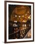 Interior of Hagia Sofia (Aya Sofya), Sultanahmet, Istanbul, Turkey-Ben Pipe-Framed Photographic Print